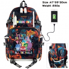 爆款inside out 2 plush头脑特工队动漫周边三色潮流大容量背包  13